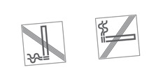 Piktogramm Rauchverbot